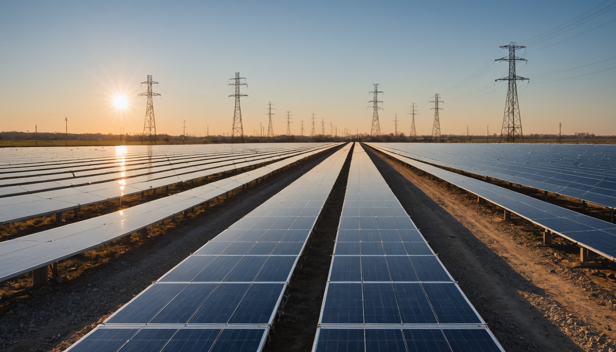 Illustration accompanying: Meta Taps Solar Energy to Power Data Centers