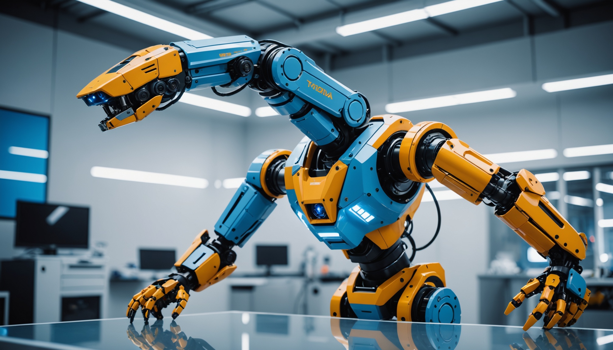 Illustration accompanying: Nvidia Taps Robotics Ecosystem to Scale Physical AI