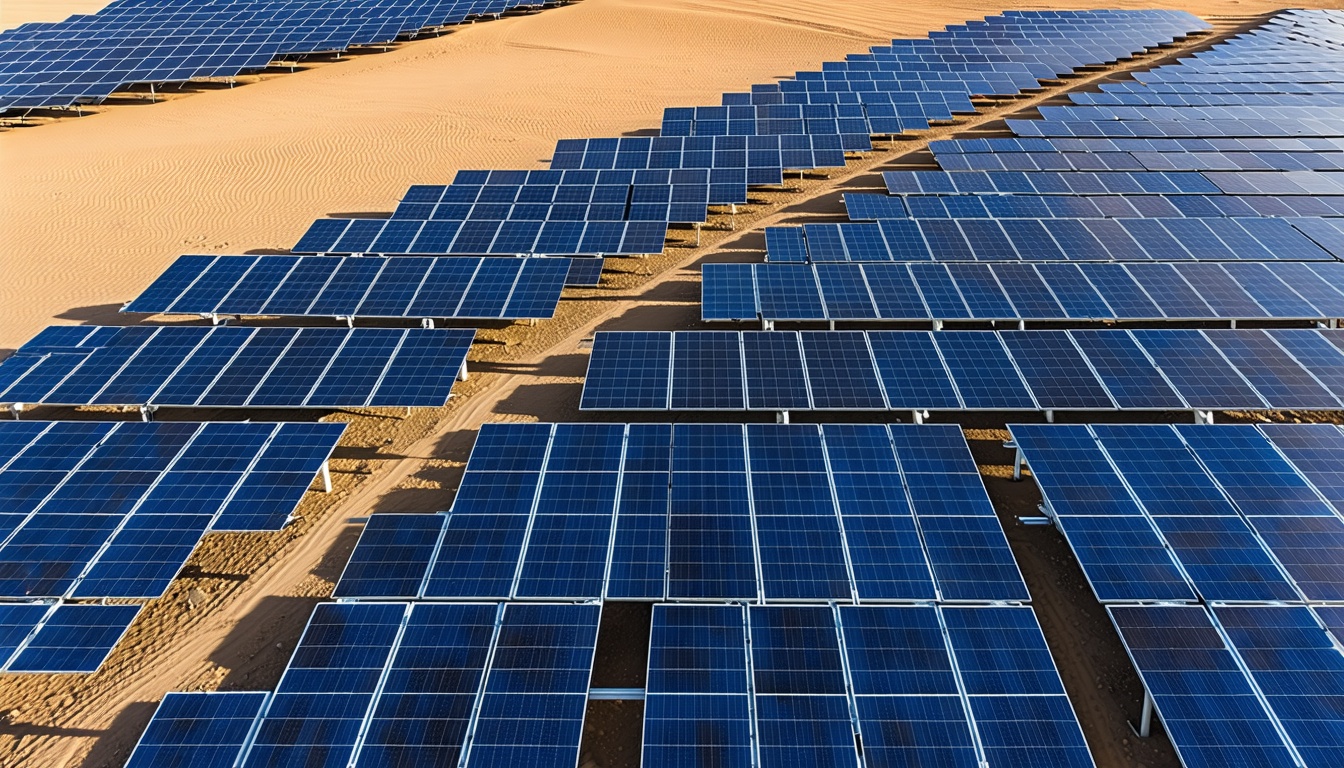 Illustration accompanying: Gritt exits stealth with $34 million for robots to build solar plants, then, everything else