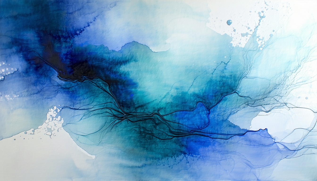 Illustration accompanying: Training a coding model to paint watercolours with TRL and OpenEnv