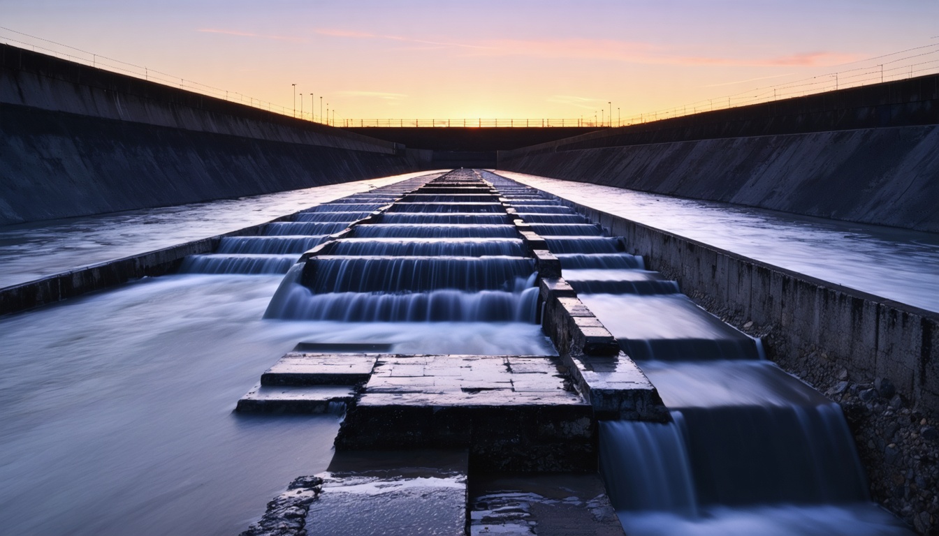 Illustration accompanying: California tightens rules on AI data center energy and water use
